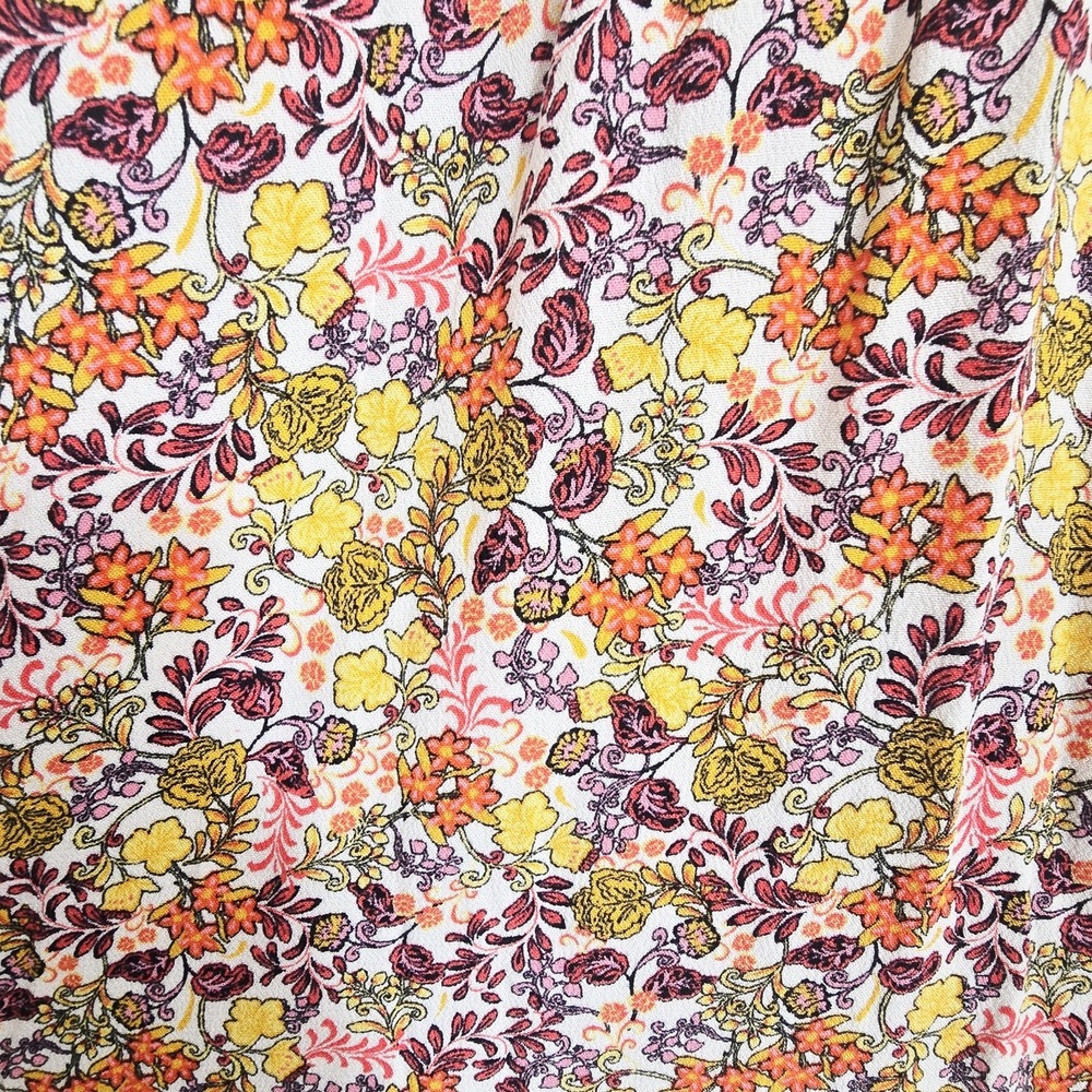 Old Navy Waist-Defined Flutter-Short‎ Sleeve Floral Mini Dress Pullover 3X.E176 - Picture 12 of 14